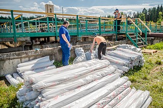 Силами одинцовского муниципалитета продолжаются работы по улучшению качества обработки сточных вод