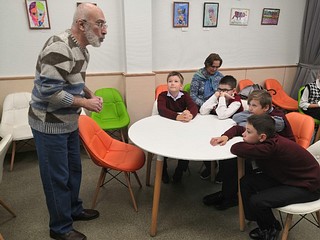 В Одинцовской библиотеке № 1 состоялась встреча с детским писателем Кареном Арутюнянцем