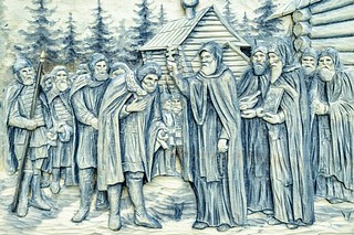 Среди работ изображения храмов, лики святых, крестьянский быт, архитектурные пейзажи Сергиева Посада с характерными типажами его обитателей — ремесленников, крестьян