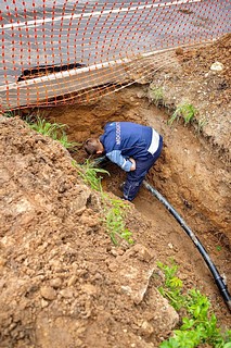 В ходе догазицикации в деревне Супонево проложили газопровод длиной более 5 километров