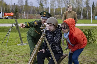В 13:00 пройдет военно-историческая реконструкция, основанная на событиях эпизода Битвы за Москву 1941 года