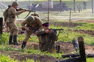 В 13:00 пройдет военно-историческая реконструкция, основанная на событиях эпизода Битвы за Москву 1941 года