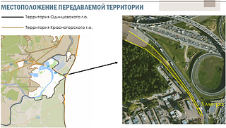 Местоположение передаваемой территории