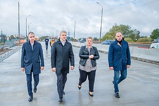 Ход работ на объекте проверил глава Одинцовского округа Андрей Иванов