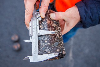 В ходе работ применялся евроасфальт, обладающий улучшенными характеристиками