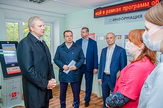 Объект осмотрел глава Одинцовского округа Андрей Иванов