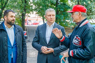 Ход капитального ремонта дома № 6 по улице Маковского проверил глава Одинцовского округа Андрей Иванов