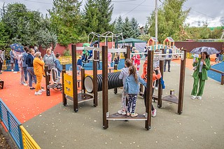 Игровые комплексы площадью 300 квадратных метров каждый установили в деревне Бородки и микрорайоне «Гусарская баллада» города Одинцово