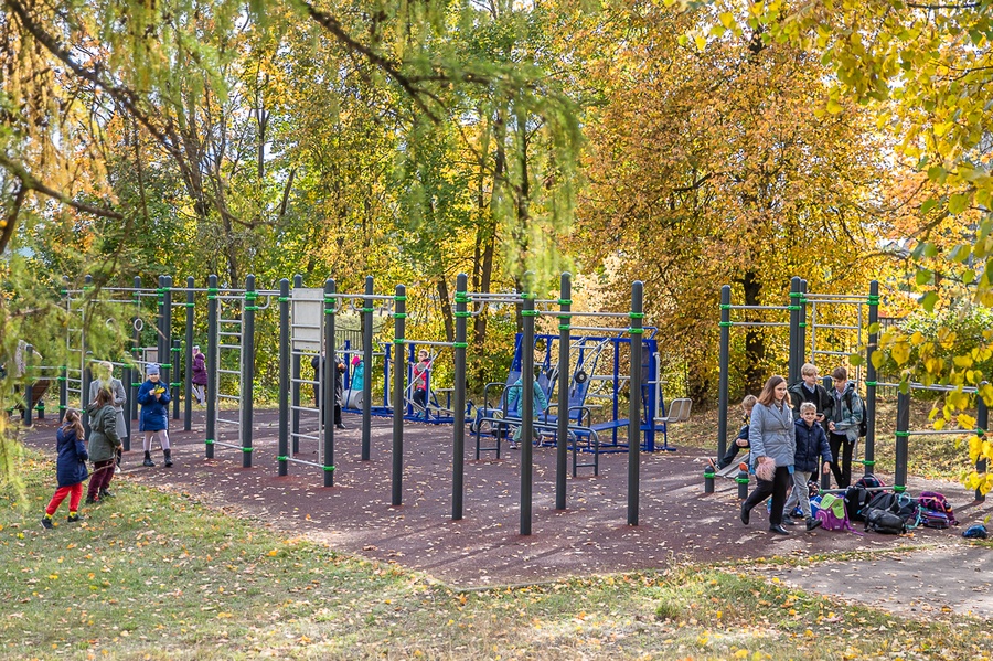 Уличное спортивное ядро Введенской школы в Звенигороде будет доступным для всех жителей, Сентябрь