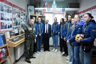 Одинцовские спортсмены побывали на экскурсии в УМВД муниципалитета