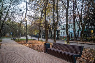 В поселке Большие Вязёмы завершилось благоустройство сквера возле музея-заповедника А. С. Пушкина