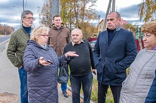 Андрей Иванов осмотрел места подтопления частного сектора и дорог общего пользования в селе Введенское