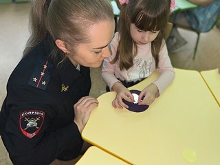 Одинцовские Госавтоинспекторы провели мастер-класс для воспитанников детского сада