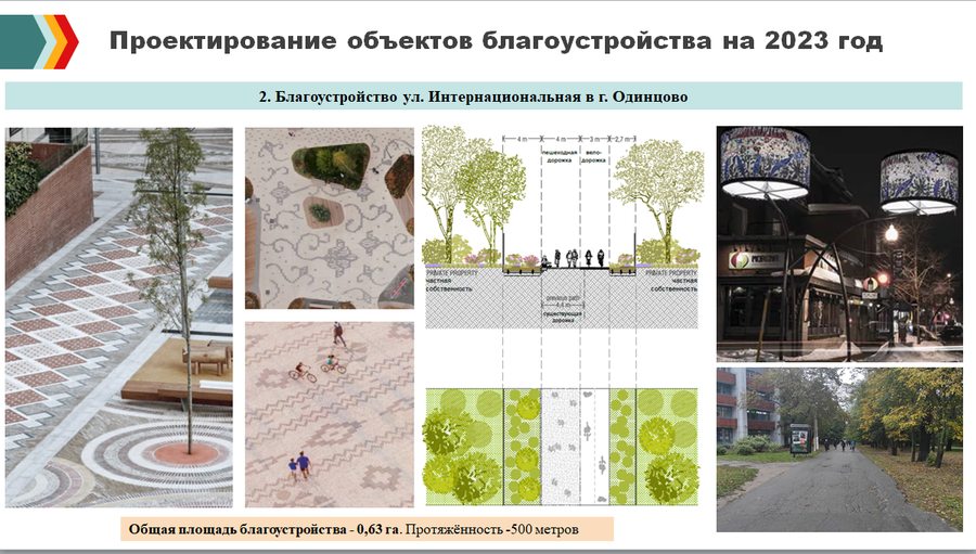 13В Одинцовском округе в планах на 2023 год — благоустроить три общественные территории