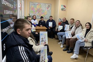 Встреча прошла в филиале Центра помощи при ДТП сотрудники