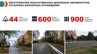 Обустройство искусственных дорожных неровностей