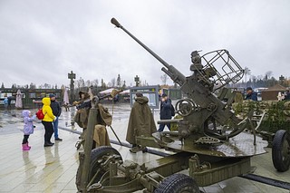 В Музейно-храмовом комплексе ВС РФ 29 октября прошёл военно-исторический фестиваль «На страже Московского неба»