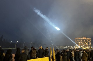 Наиболее зрелищной частью фестиваля стала военно-историческая реконструкция отражения советскими войсками авианалета Люфтваффе
