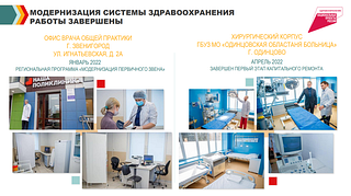 Несколько важных объектов здравоохранения были отремонтированы в Одинцовском округе в 2022 году