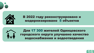 В 2022 году реконструировано и модернизировано 5 объектов