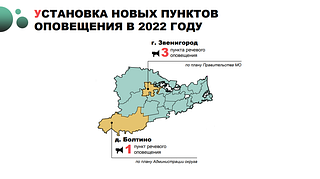 Установка новых пунктов оповещения в 2022 году