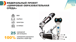 Федеральный проект «Цифровая образовательная среда»