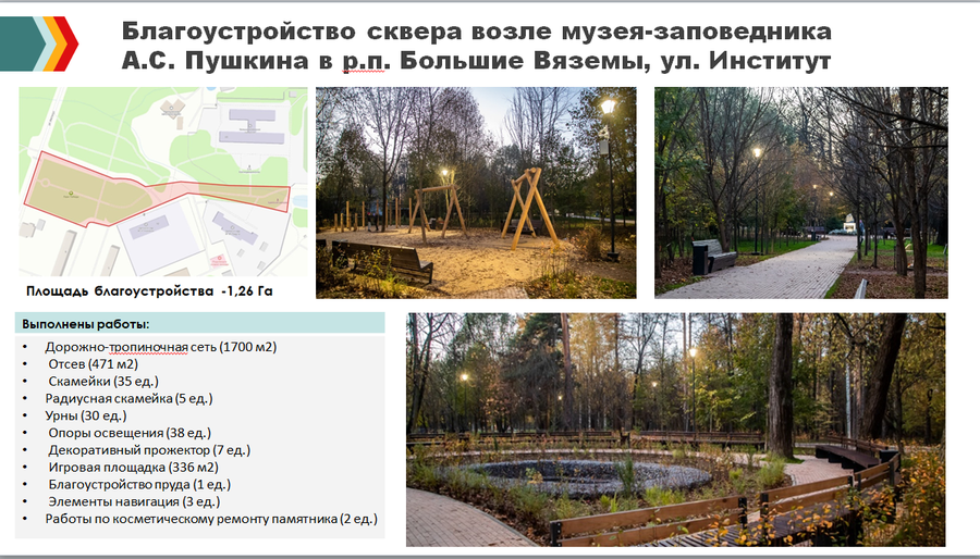 Снимок6, В Одинцовском округе благоустроили пять общественных территорий в 2022 году