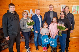 Андрей Иванов побывал в гостях у одной из семей, чье домовладение подключили к магистральному газу в конце октября
