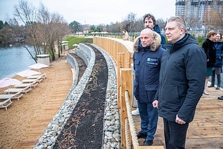Андрей Иванов: Основные работы в рамках первого этапа благоустройства набережной «Живописная бухта» завершены