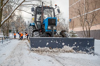 Предварительная обработка дорог противогололёдными реагентами началась в 5:30 утра