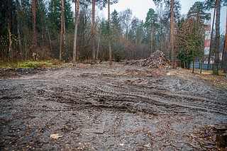 На земельном участке снесли 138 самовольно установленных хозяйственных построек
