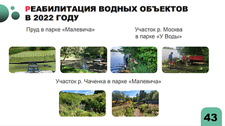Реабилитация водных объектов