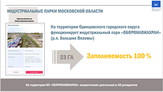 Индустриальные парки области