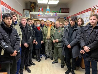 Одинцовские полицейские провели экскурсию в музей УМВД для студентов