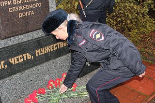 В День памяти сотрудников органов внутренних дел, погибших при выполнении служебных обязанностей, состоялась встреча личного состава УМВД России по Одинцовскому городскому округу, председателя Совета ветеранов УМВД Александра Тарасова с ветеранами органов внутренних дел
