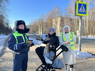 Дорожные полицейские напомнили детям и взрослым о безопасном поведении в дорожной среде