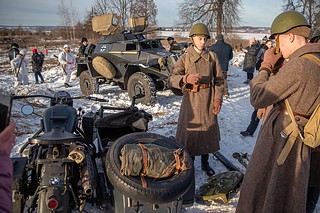 Для участия в исторической реконструкции были приглашены более 15 военно-патриотических объединений