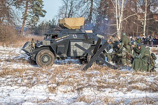 Традиционное Военно-мемориальное мероприятие «Рассвет Победы» прошло 4 декабря в селе Иславское Одинцовского городского округа