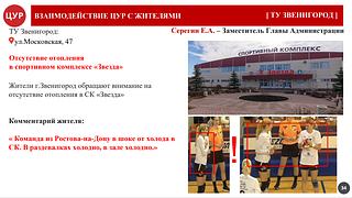 Взаимодействие с жителями