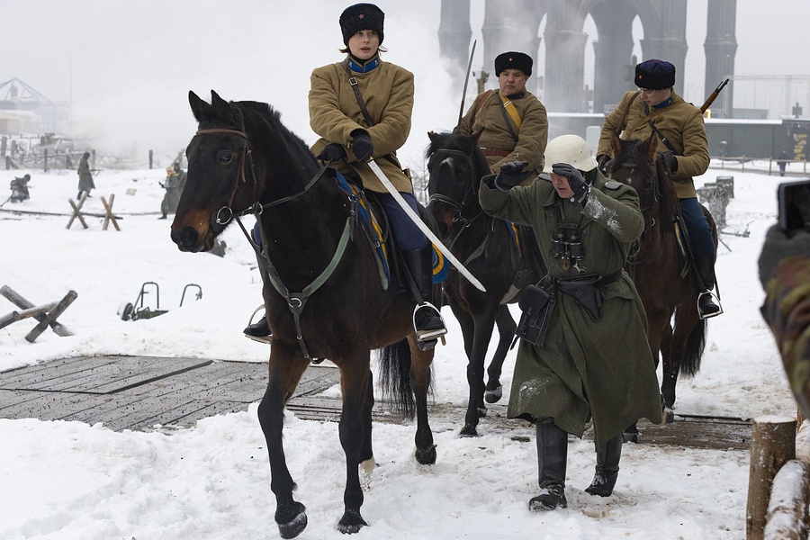 Реконструкцию посвятили контрнаступлению Красной Армии в Битве под Москвой, Декабрь
