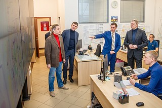 Андрей Иванов осмотрел диспетчерскую АО «Одинцовская Теплосеть»