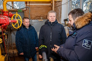 Андрей Иванов проверил работу старой котельной в поселке Горбольницы № 45