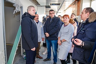 Андрей Иванов проверил ход ремонта в хирургическом корпусе звенигородской Горбольницы № 45