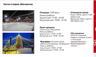 Катки в парке «Малевича»