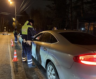 Сотрудники Одинцовской Госавтоинспекции провели рейд «Нетрезвый водитель»