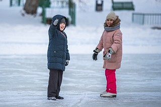 Один из главных катков Одинцовского округа — пруд «Баранка» на Центральной площади — присоединился к услуге «Карточка семьи мобилизованного»
