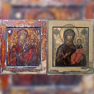 В фонды Звенигородского музея вернулась после реставрации икона конца XIX века «Богоматерь Смоленская»