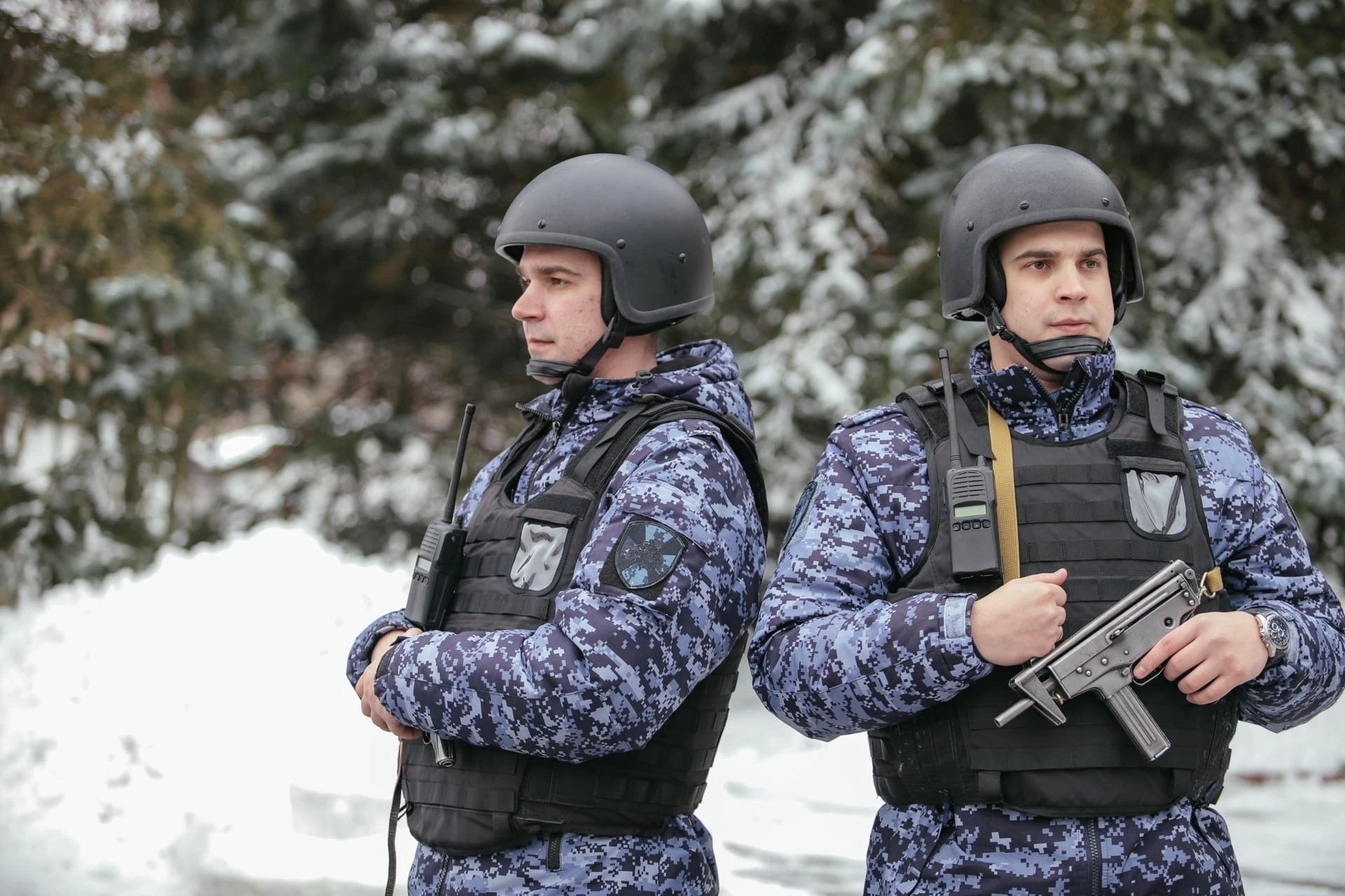 В Одинцовском городском округе росгвардейцы обеспечили безопасность граждан во время новогодних и рождественских праздников