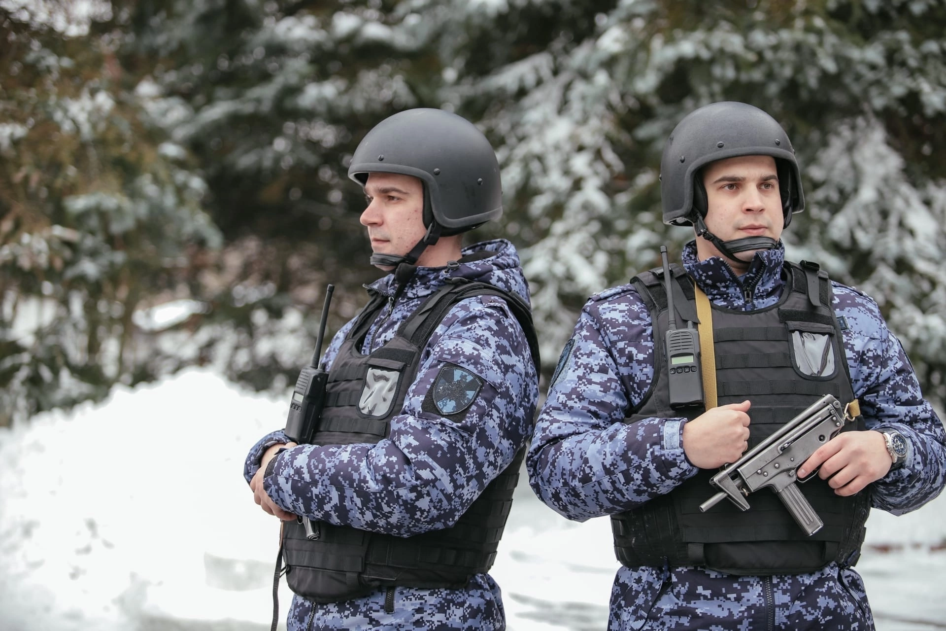 В Одинцовском городском округе росгвардейцы обеспечили безопасность граждан во время новогодних и рождественских праздников, Январь