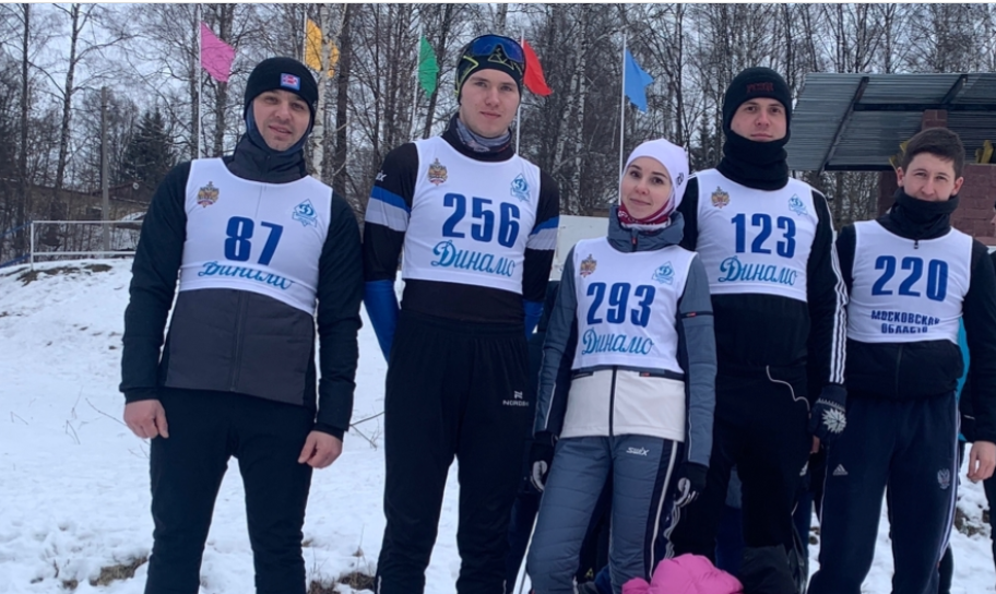 Одинцовские полицейские приняли участие в спартакиаде по лыжным гонкам, Январь
